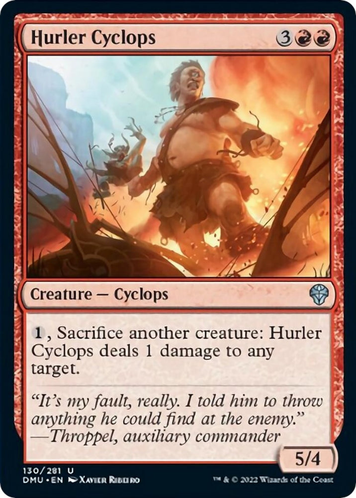 Image for Hurler Cyclops (130) [Dominaria United]