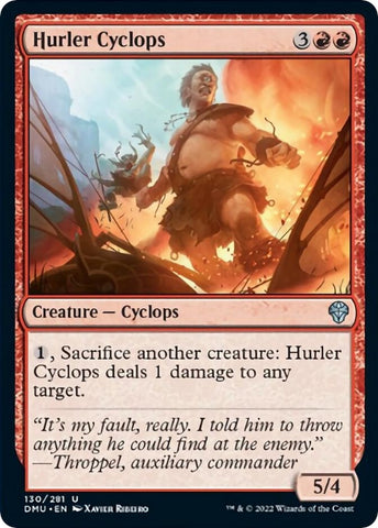 Image for Hurler Cyclops (130) [Dominaria United]
