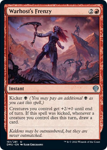 Image for Warhost's Frenzy (151) [Dominaria United]