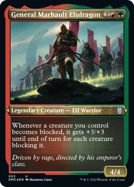Image for General Marhault Elsdragon (Foil Etched) (53) [Commander: Dominaria United]