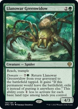 Image for Llanowar Greenwidow (169) [Dominaria United]