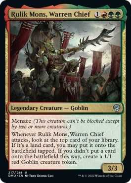 Image for Rulik Mons, Warren Chief (217) [Dominaria United]