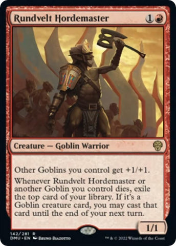 Image for Rundvelt Hordemaster (142) [Dominaria United]