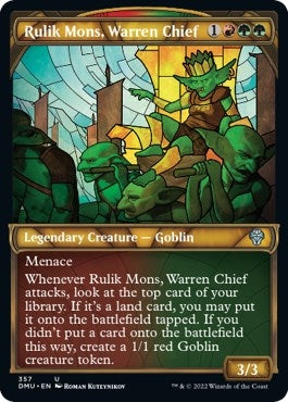Image for Rulik Mons, Warren Chief (Textured Foil) (357) [Dominaria United]