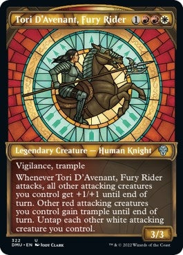 Image for Tori D'Avenant, Fury Rider (Showcase) (322) [Dominaria United]