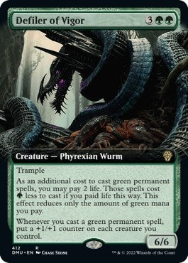 Image for Defiler of Vigor (Extended Art) (412) [Dominaria United]