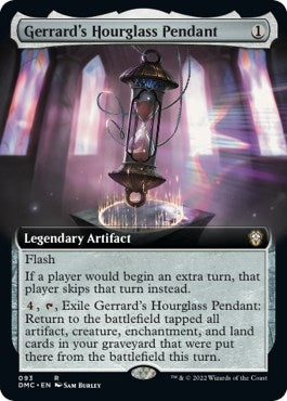 Image for Gerrard's Hourglass Pendant (Extended Art) (93) [Commander: Dominaria United]