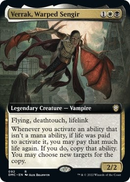 Image for Verrak, Warped Sengir (Extended Art) (92) [Commander: Dominaria United]
