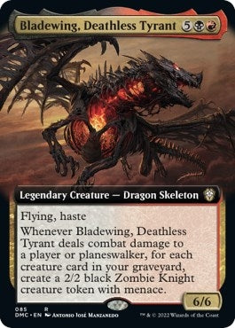 Image for Bladewing, Deathless Tyrant (Extended Art) (85) [Commander: Dominaria United]