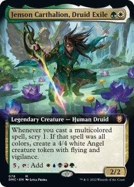 Image for Jenson Carthalion, Druid Exile (Extended Art) (78) [Commander: Dominaria United]