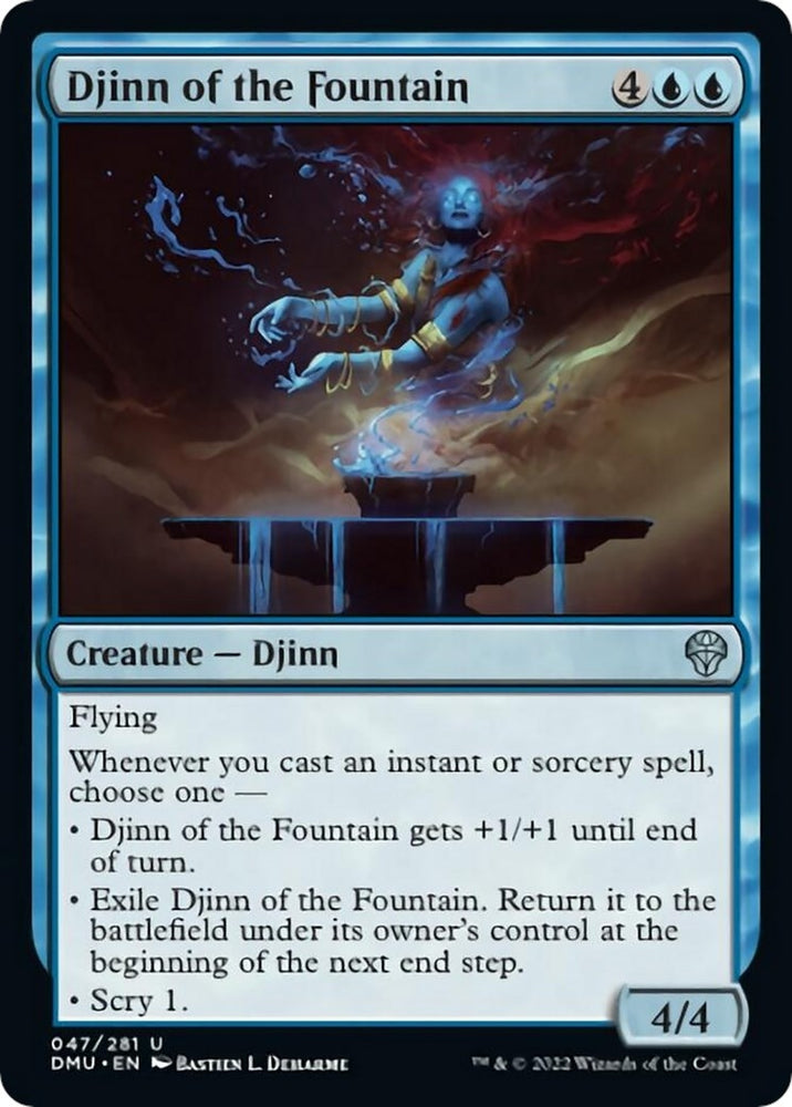 Image for Djinn of the Fountain (47) [Dominaria United]