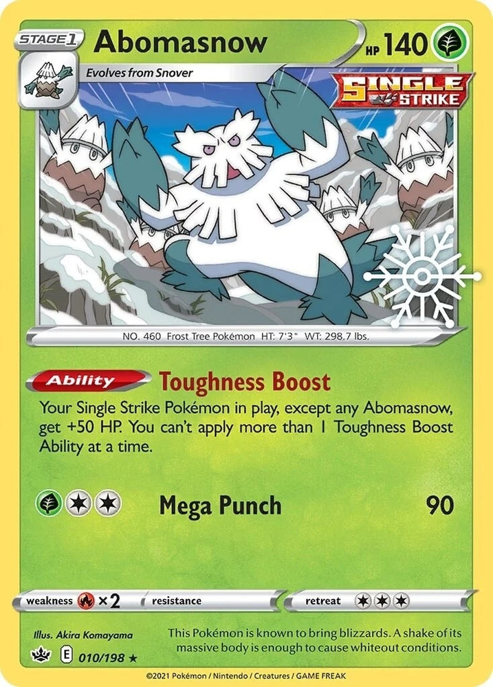 Abomasnow - 010/198 (Holiday Calendar) (010/198) (Miscellaneous Cards & Products)