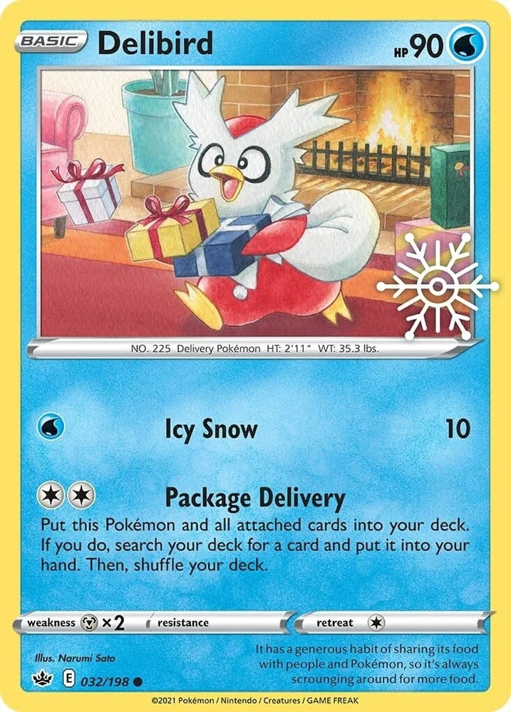 Delibird - 032/198 (Holiday Calendar) (032/198) (Miscellaneous Cards & Products)