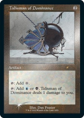 Image for Talisman of Dominance (Retro Frame) (Foil Etched) (1053) [Secret Lair Drop Series]