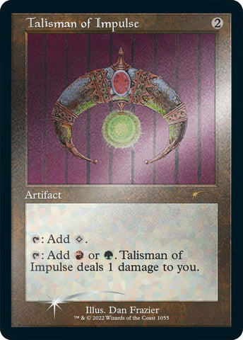 Image for Talisman of Impulse (Retro Frame) (Foil Etched) (1055) [Secret Lair Drop Series]