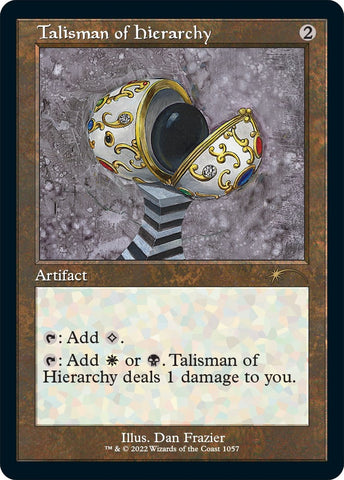 Image for Talisman of Hierarchy (Retro Frame) (1057) [Secret Lair Drop Series]