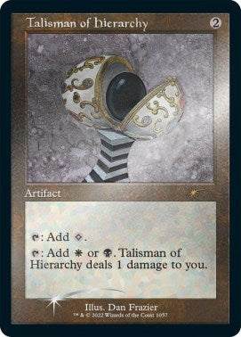 Image for Talisman of Hierarchy (Retro Frame) (Foil Etched) (1057) [Secret Lair Drop Series]