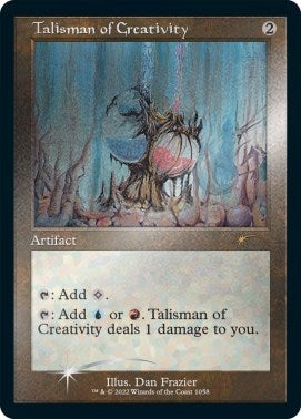 Image for Talisman of Creativity (Retro Frame) (Foil Etched) (1058) [Secret Lair Drop Series]
