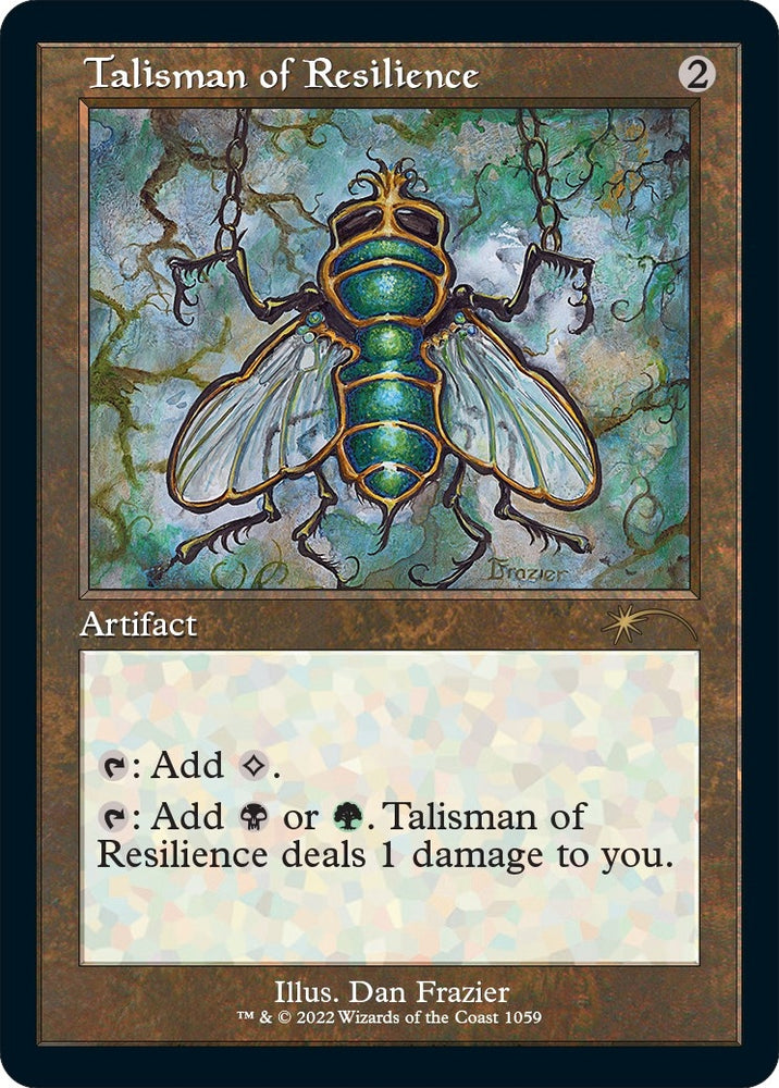 Image for Talisman of Resilience (Retro Frame) (1059) [Secret Lair Drop Series]