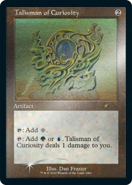 Image for Talisman of Curiosity (Retro Frame) (Foil Etched) (1061) [Secret Lair Drop Series]