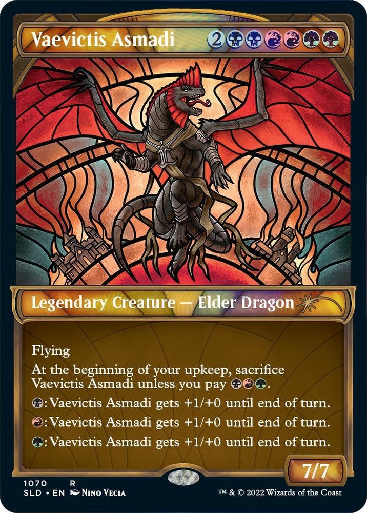 Image for Vaevictis Asmadi (Stained Glass) (Textured Foil) (1070) [Secret Lair Drop Series]