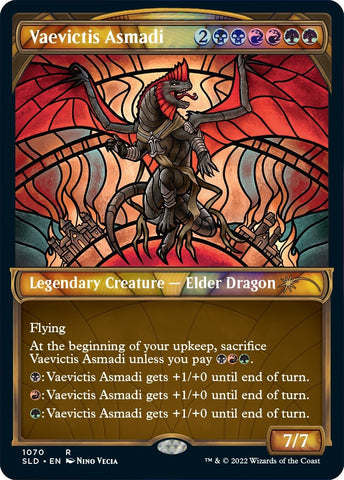Image for Vaevictis Asmadi (Stained Glass) (Textured Foil) (1070) [Secret Lair Drop Series]