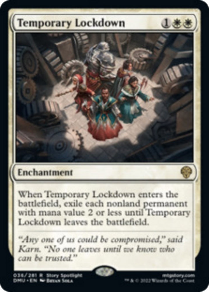 Image for Temporary Lockdown (36) [Dominaria United]