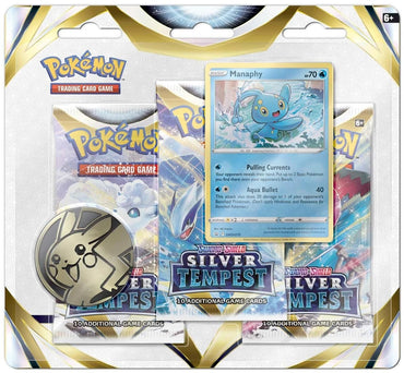 Image for Silver Tempest 3 Pack Blister [Manaphy] [SWSH12: Silver Tempest]