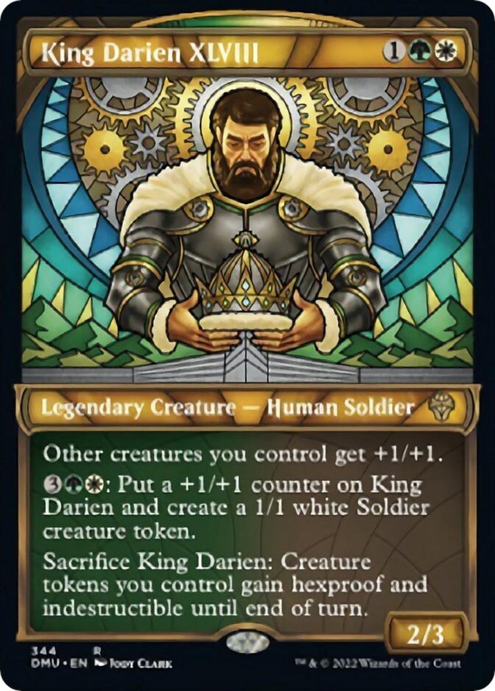Image for King Darien XLVIII (Textured Foil) (344) [Dominaria United]