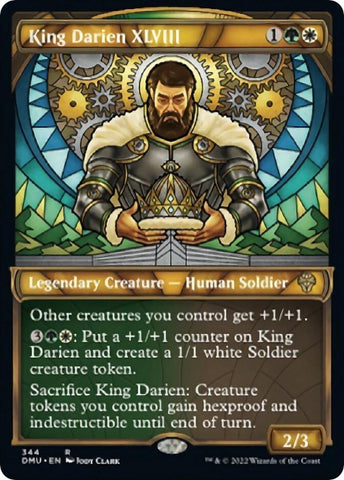Image for King Darien XLVIII (Textured Foil) (344) [Dominaria United]