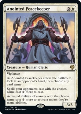 Image for Anointed Peacekeeper (2) [Dominaria United]