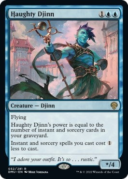 Image for Haughty Djinn (52) [Dominaria United]