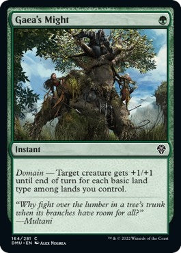 Image for Gaea's Might (164) [Dominaria United]