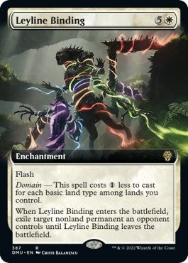 Image for Leyline Binding (Extended Art) (387) [Dominaria United]
