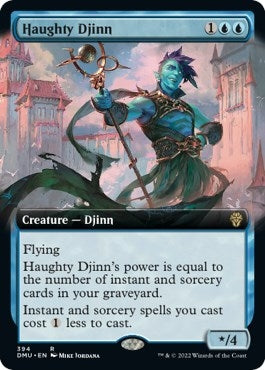 Image for Haughty Djinn (Extended Art) (394) [Dominaria United]