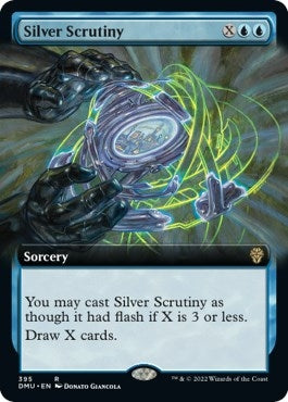 Image for Silver Scrutiny (Extended Art) (395) [Dominaria United]