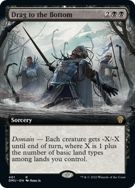Image for Drag to the Bottom (Extended Art) (401) [Dominaria United]