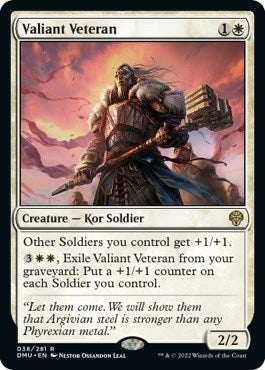 Image for Valiant Veteran (38) [Dominaria United]