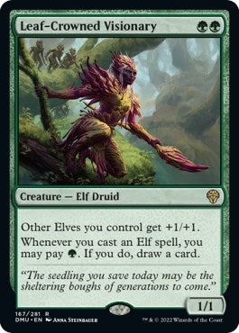 Image for Leaf-Crowned Visionary (167) [Dominaria United]