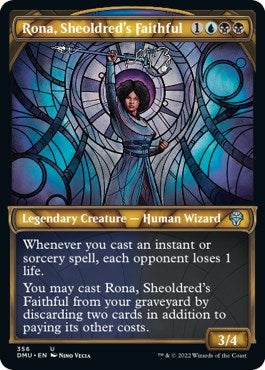 Image for Rona, Sheoldred's Faithful (Textured Foil) (356) [Dominaria United]