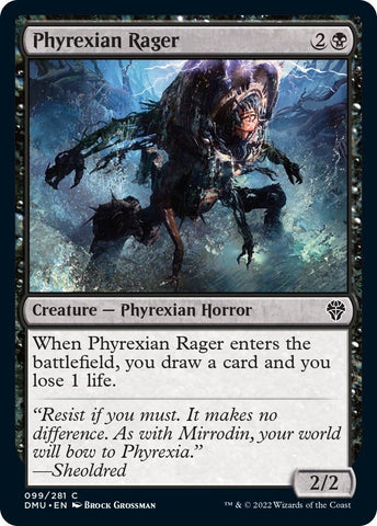Image for Phyrexian Rager (99) [Dominaria United]