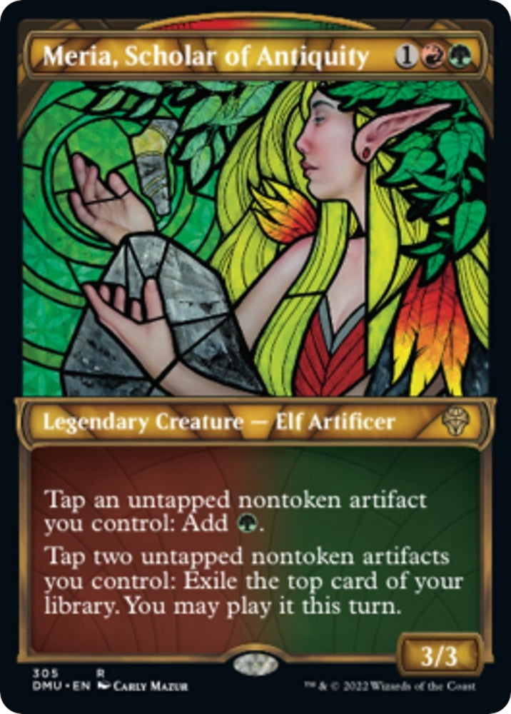 Image for Meria, Scholar of Antiquity (Showcase) (305) [Dominaria United]