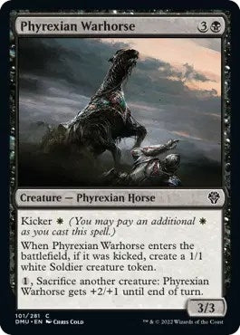 Image for Phyrexian Warhorse (101) [Dominaria United]