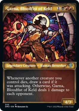 Image for Garna, Bloodfist of Keld (Textured Foil) (340) [Dominaria United]