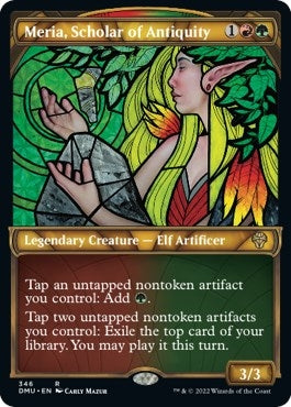 Image for Meria, Scholar of Antiquity (Textured Foil) (346) [Dominaria United]