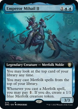 Image for Emperor Mihail II (Extended Art) (73) [Commander: Dominaria United]