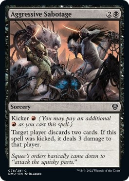Image for Aggressive Sabotage (78) [Dominaria United]