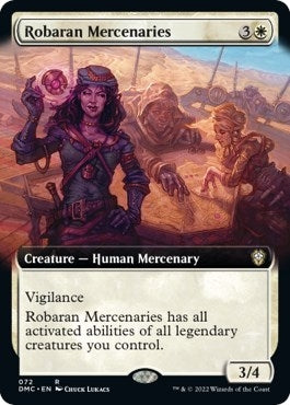 Image for Robaran Mercenaries (Extended Art) (72) [Commander: Dominaria United]