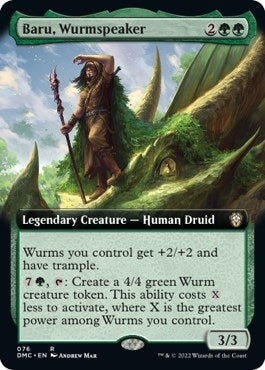 Image for Baru, Wurmspeaker (Extended Art) (76) [Commander: Dominaria United]
