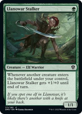 Image for Llanowar Stalker (171) [Dominaria United]